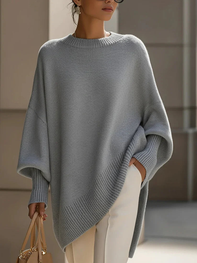 Valentina | Sueter tipo poncho extra grande